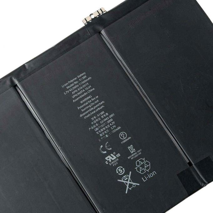 Zell-Apples IPad des Polymer-11560mAh Batterie-Ersatz für iPad 3 u. 4 A1389